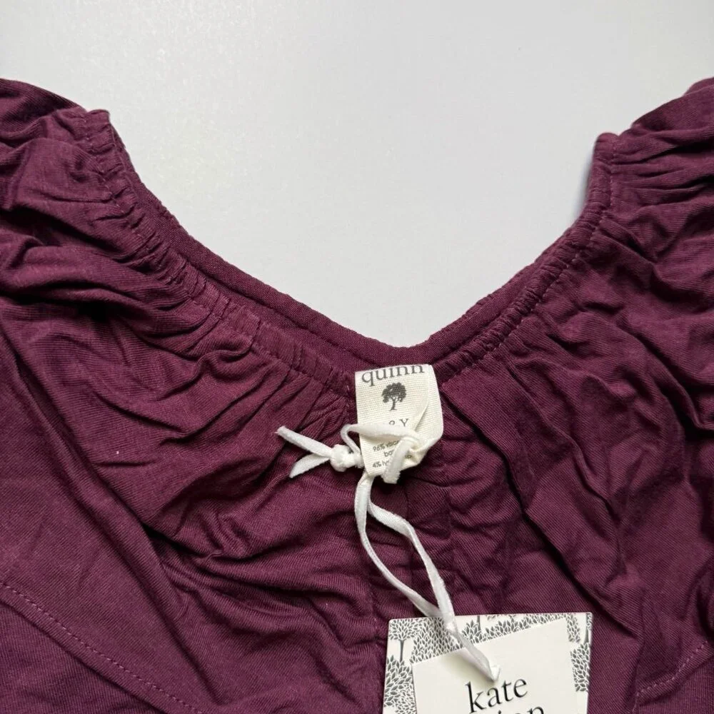 NWT Kate Quinn Organics Girl Tween Bamboo Fig Dress 7-8 years